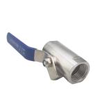High Temperature Stainless Steel 201 NPT BSP Threaded Wide Ball Valve for