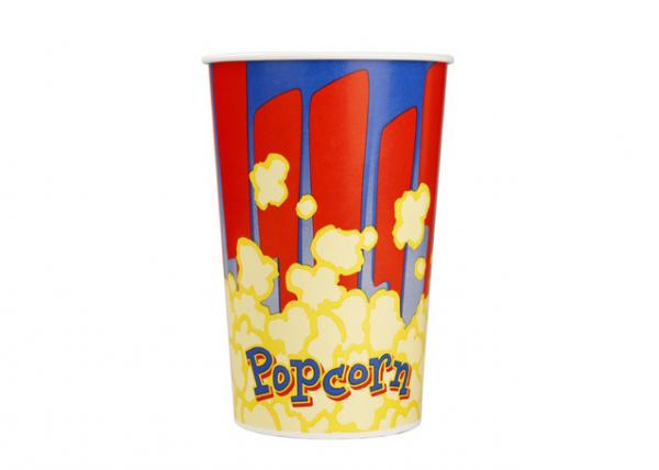 Quality Recyclable Custom Popcorn Containers With Lids , Christmas Popcorn Cups for sale