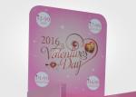 Sports Stores Promotion Cardboard POS Stands Tall With Strong Structure