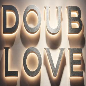 China Small pink letters glitter patch backlit metal led sign 3ft 3d letter light wholesale