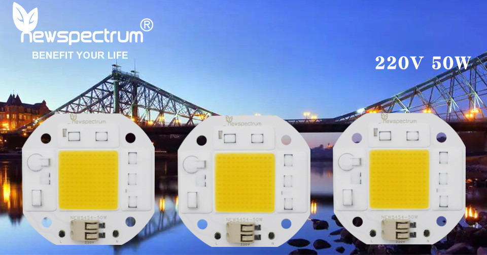 50W Dimming Cob LED 220V Solderless Wire Dob Led Driver Size 25mm