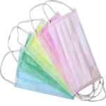 Comfortable Medical Mouth Mask 3 Ply Protection Face Mask Multi Color Options