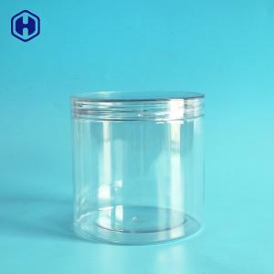 China Customized Aluminium Lid 740ML 24OZ Clear Plastic Cans wholesale