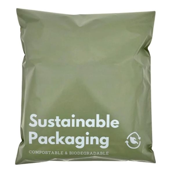 Recyclable Compostable Mailing Bag PLA Eco Friendly Parcel Bags Matte