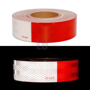 China Strong Adhesive Waterproof Red White Dot C2 Reflective Conspicuity Tape wholesale