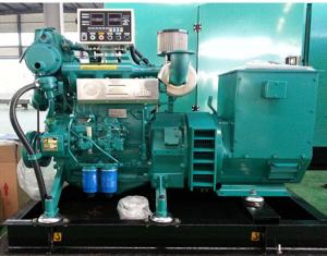 China Marine Engine Genset Diesel Generator 1500rpm Salt Sea Water Cooled wholesale