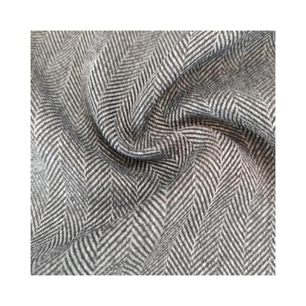 Dress Breathable Waterproof 100% Polyester 300d Cationic Melange Herringbone