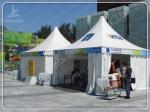 Professional Small White Walls High Peak Tents Waterproof CE TUV Certification