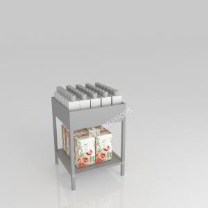 China Store Rack Grey Iron Promotion Cabinet For Branding Shop Display Shop Counter wholesale