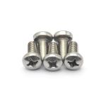 DIN7985 Cross Recessed Raised Countersunk Head Screws Carbon / Stainless Steel