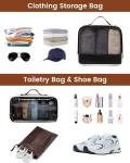 Large Beige Carry On Overnight Duffle Airplane Approved Travel Bag with Laptop