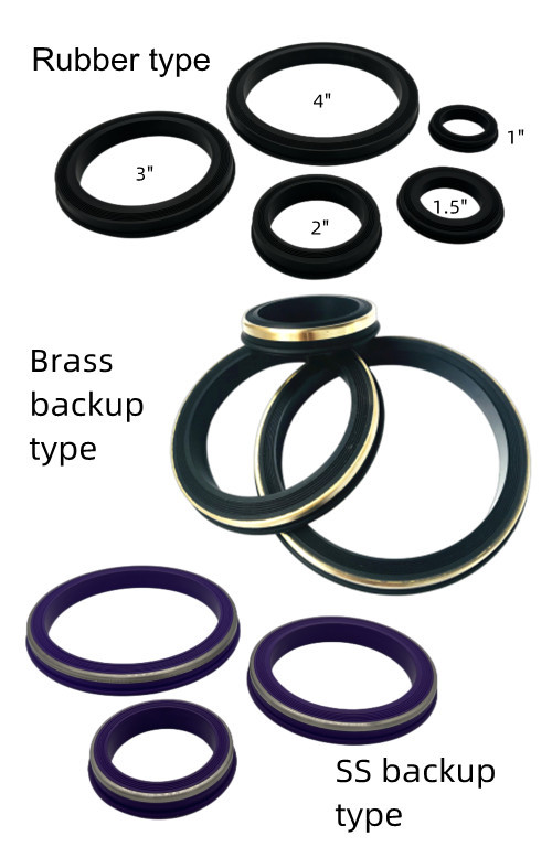 Nitrile 1502 Weco Seals Hammer Union Seals For Oil Drilling Industry