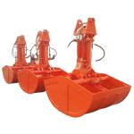 24-38 Ton Mechanical Grab Bucket Excavator Clamshell Bucket For PC240 ZX360