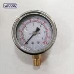 Hydraulic Liquid Glycerin Filled Bar 100mm Bottom 3/8"BSP 1/2"G Pressure Gauges