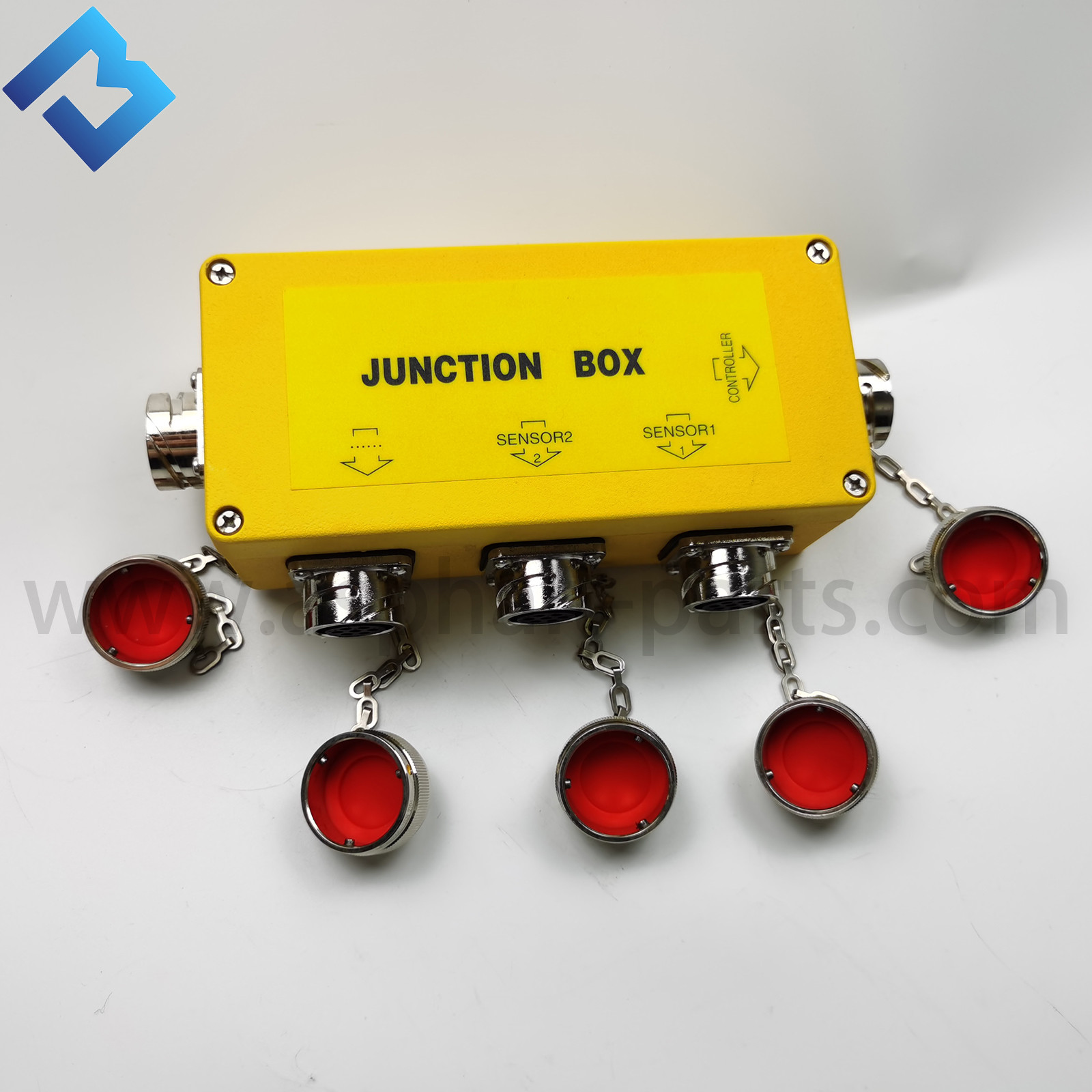 S1600/S1800/S1900 Asphalt Paver Electric Leveling System Junction Box Yellow