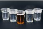 safety 100 Disposable Clear Plastic Cups in 180ml For Drink,Party,Pint