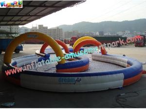 China Durable Inflatable Sports Games Race Track , Inflatable Go Kart Track wholesale