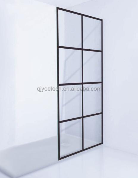 Customized Logo Elegant Design Single French Shower Door for Bathroom or Living