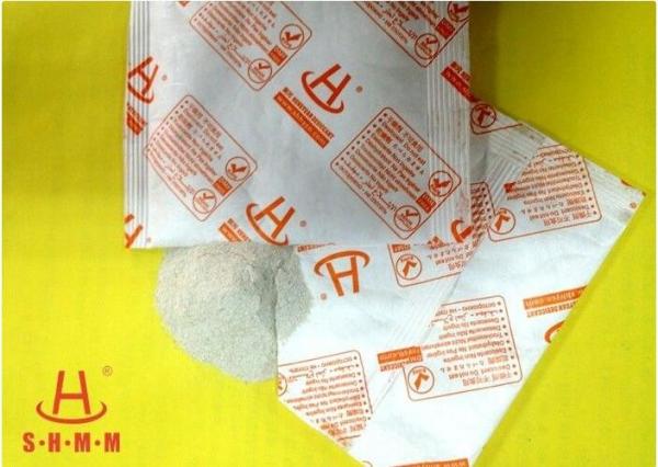 Quality Powerful Food Grade Desiccant Packets Calcium Chloride Material , No Leakage for sale