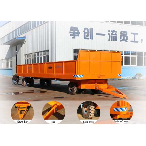 Heavy Duty Industrial Trailer Modular Flatbed 30T Workshop Warehouse