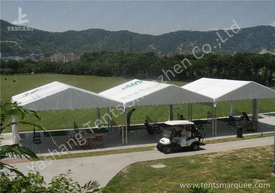 Outside High Performance Golf Sport White Fabric Aluminum Framed Event Tents