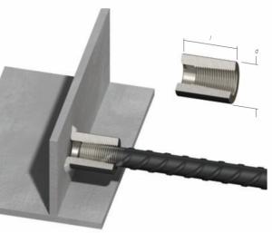 China Tapered Threaded Rod Coupler , Carbon Steel Rebar Joint Coupler ODM / OEM wholesale
