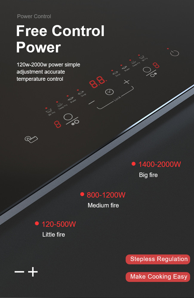 View larger image Add to Compare Share 60Cm Four-Zones Induction Hob Built-In Electric 4 Burners Stove Induction Cooke