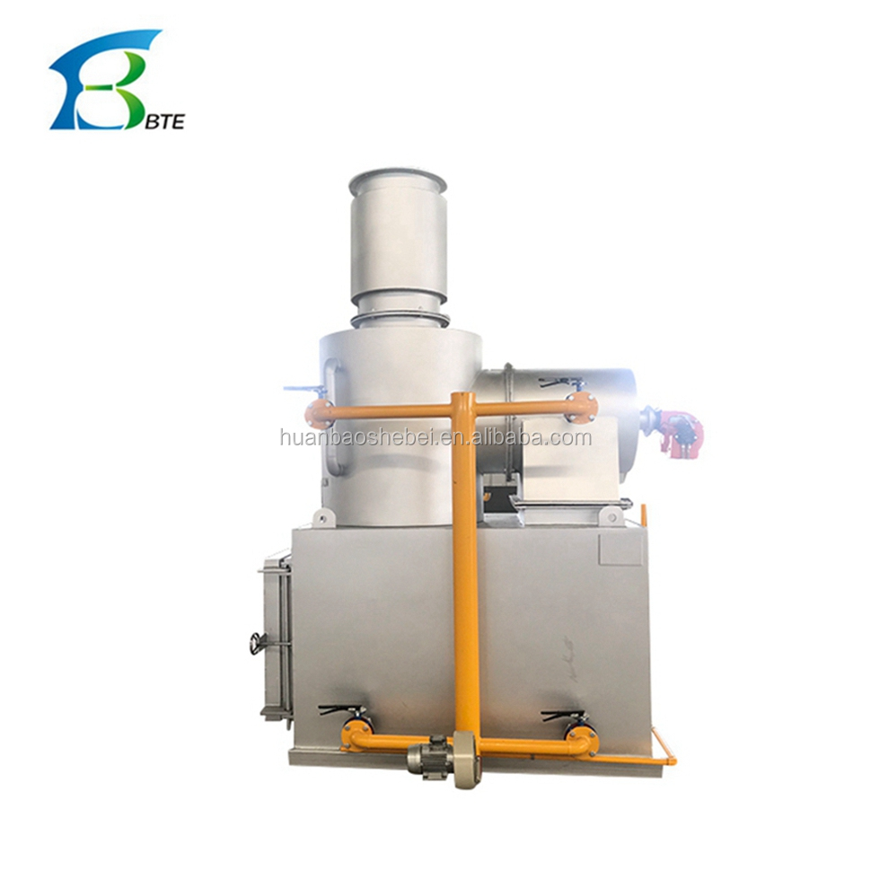 Poultry Incinerator 900-1400 Celsius Degree Temperature 10-1000kgs/batch Capacity
