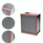 H13 Stainless Steel Or Galvanized Frame High Temp Air Filters For Temperature Up