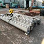 Medical Waste 304 Stainless Steel Shaftless Screw Conveyor 400~5000kg/H
