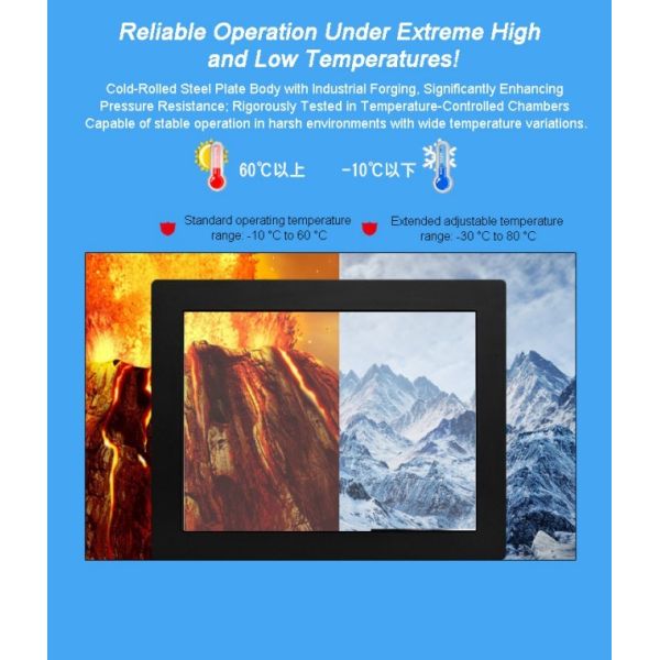 15 Inch Fully Enclosed TouchScreen Multi Network Port Embedded Industrial Control Integrated Computer