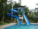 Outdoor Amusement Park Children Water Games Play Giant Slide Set