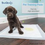 SNUGRACE Dog Pee Pad for Fast Potty Training 600X350mm 600X450mm 600X600mm