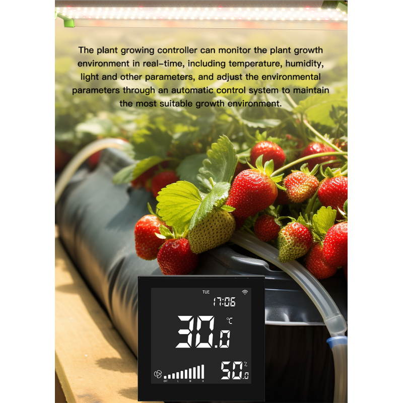 Wifi Tuya APP Remote Control Greenhouse Climate Control Systems Temperature And Humidity Controller