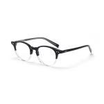 Male Acetate Frame Glasses Black SGS Spectacle Fashionable Optical Glasses