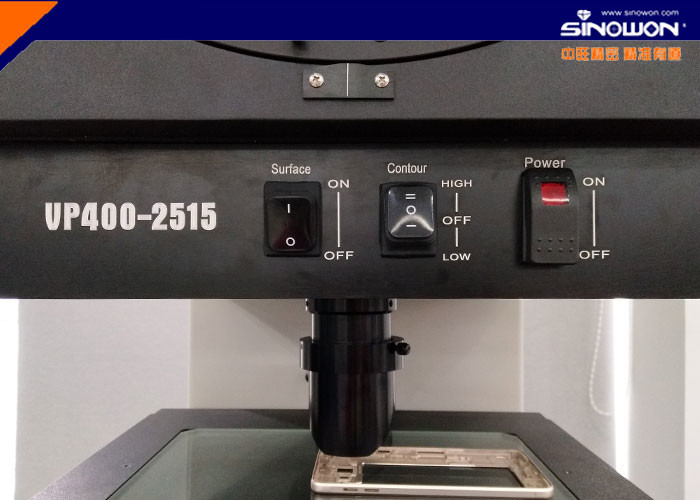 250*150mm Ø400mm Vertical Digital Profile Projector with LED illumination ( 3.2V / 10W )