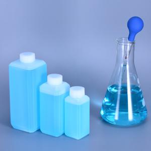 China HDPE 30ml Narrow Neck Square Bottle For Powder Solids Gel Oil wholesale