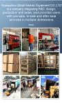 2200W 6PAN PCS Industrial Refrigeration Ice Cream Showcase for -18~-22C