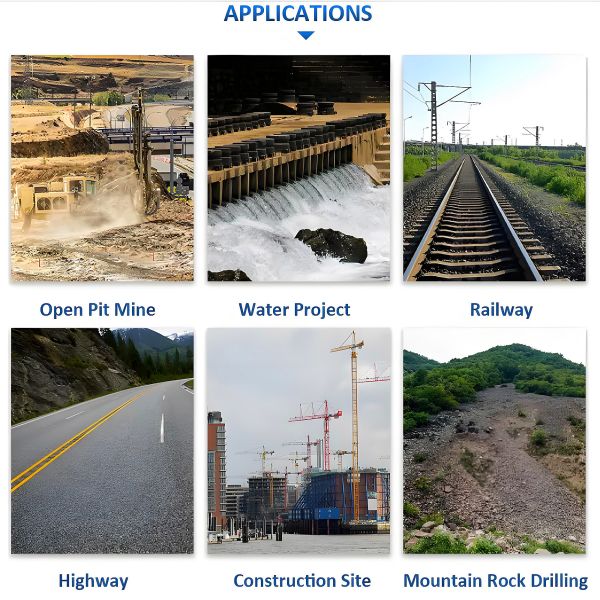 Surface DTH Drilling Rig Infrastructure Development Borehole Drilling Machine Pneumatic Drilling Rig
