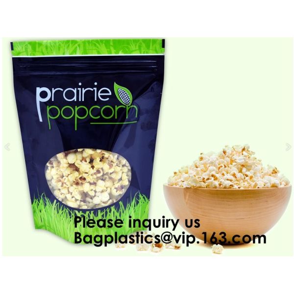Custom Print Biodegradable Foil Packaging Soft Zipper Stand Up Bottom Gusset Plastic Drinking Pouches Bags With Straws
