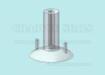 Transparent Rubber Suction Cups Acid Proof For Bowl Production Equipment