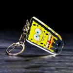 Manufacturer Custom Cartoon Pattern Printed Acrylic Keychain Cute Caricatur
