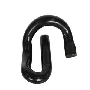 China 60 Si2mn Elastic Rail Clip 55Si2Mn Material OEM ODM Black Color wholesale