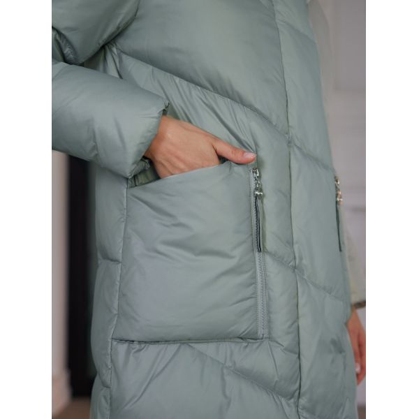 Detachable Lining Fashionable Thickened Down Jacket, down jacket, long women coat，for cold winter, hooked, warmest coat, unique fashion
