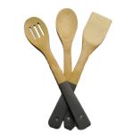Natural Kitchenaid Bamboo Spatula 30cm Length Long Handle Cooking Utensils