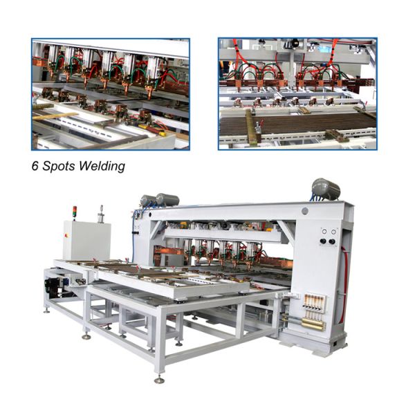 Automatic Multi-Head Resistance Spot Welding Machine for Steel Grating Production