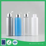 PET black white cosmetic packing with lid plastic lotion bottles emulsion bottle