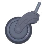 5 Inch Swivel TPR Stem Medical Casters Wheels For Trolley Furniture