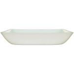 Pedestal Above Counter Rectangular Vessel Sink Glass Bowl Bathroom Countertop