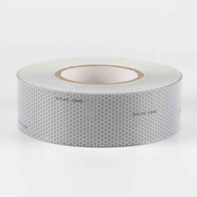 High Visibility Approved Solas Marine Reflective Tape Roll White For Lifeboat